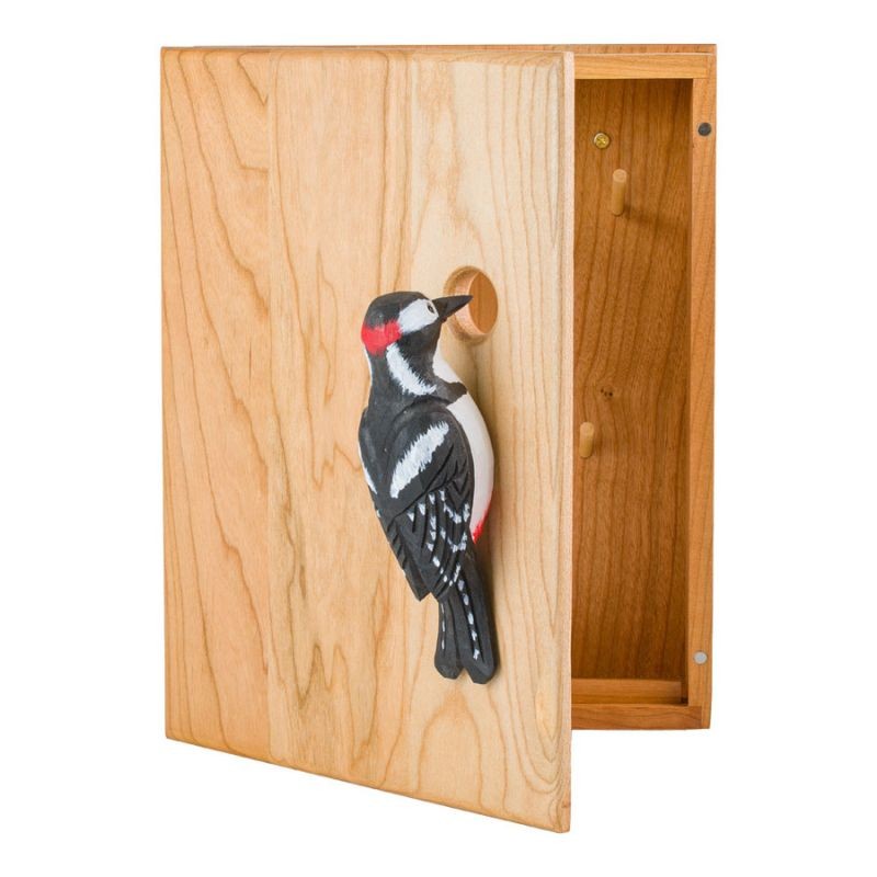 DecoBird Armoire à clés Pic épeiche
