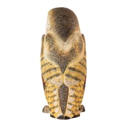 DecoBird Chouette effraie - Statuette en bois
