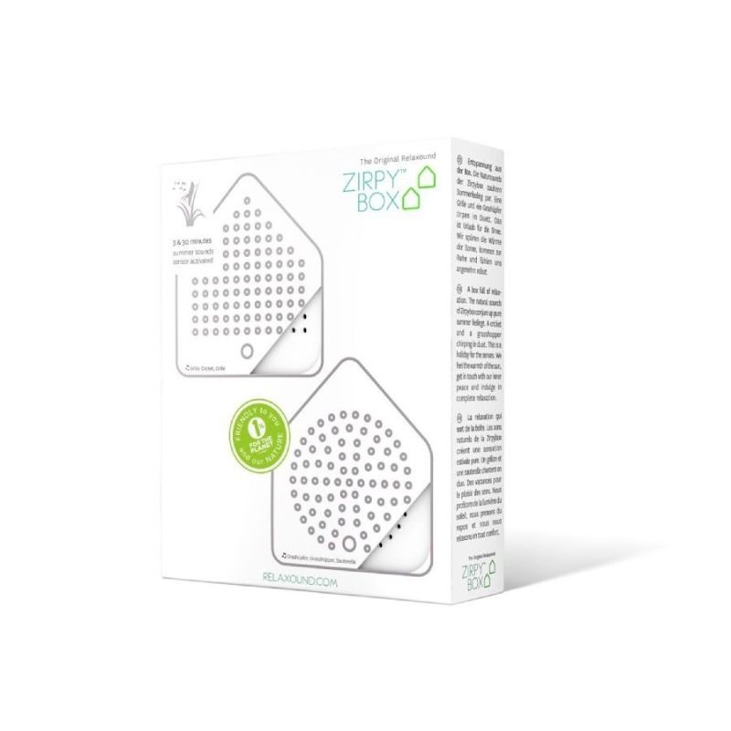 Boîte à sons "Zirpybox" - Blanc