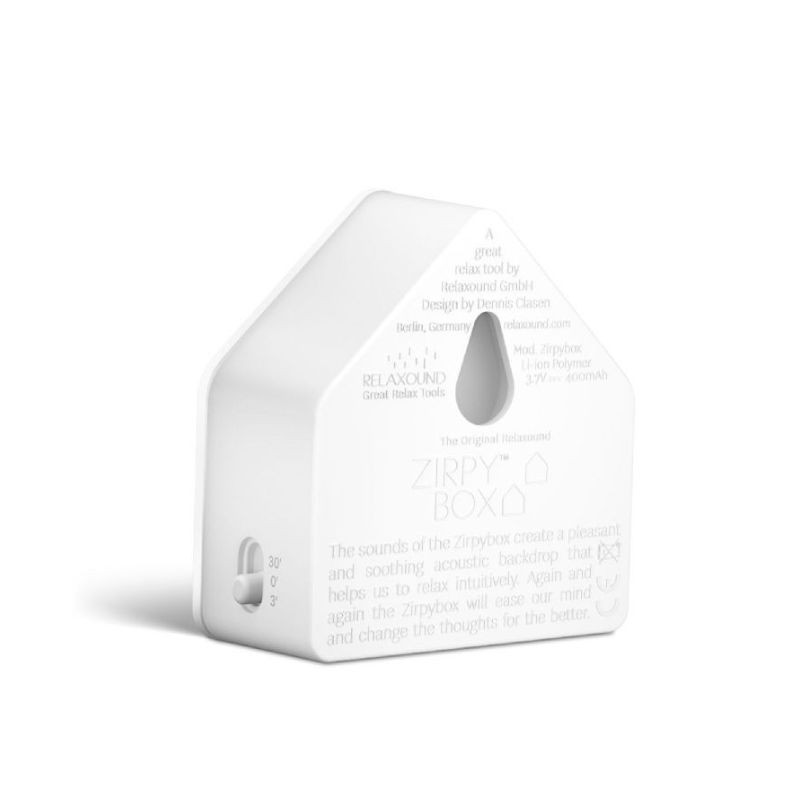 Boîte à sons "Zirpybox" - Blanc