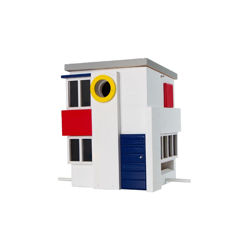 Nichoir et mangeoire Multiholk De Stijl - Bois de Mélèze