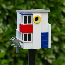 Nichoir et mangeoire Multiholk De Stijl - Bois de Mélèze