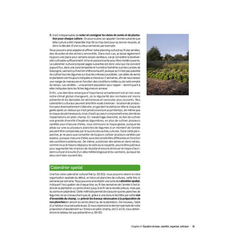 La culture maraîchère biologique - Techniques, pratiques, philosophies