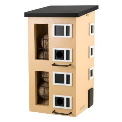 Mangeoire triple jaune