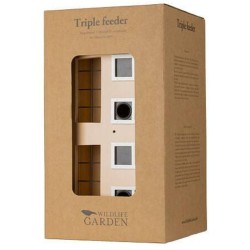 Mangeoire triple jaune