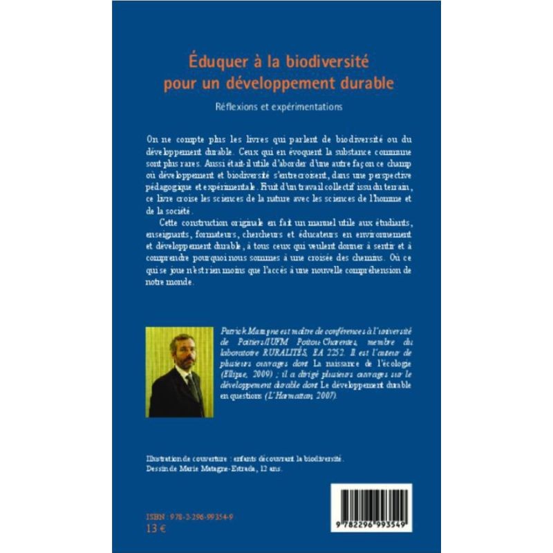 Eduquer à la biodiversité pour un développement durable