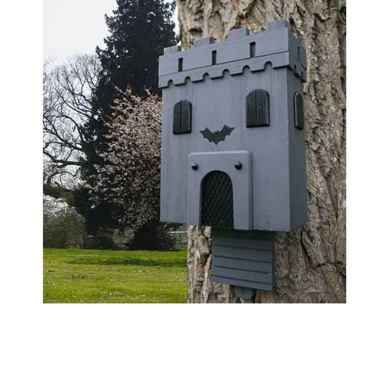 Gîte à chauves-souris en bois massif - Bat Castle