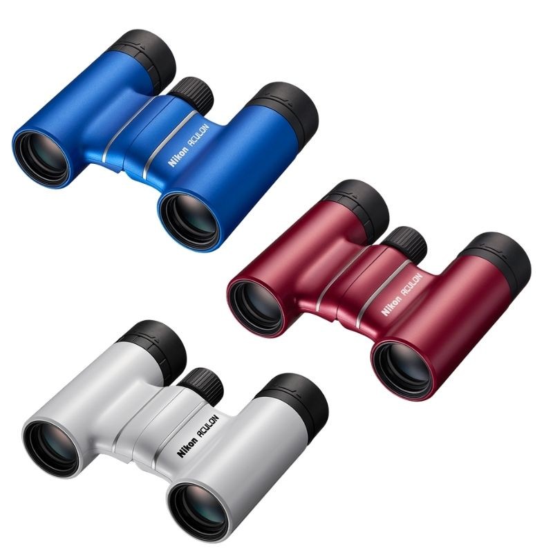 Nikon ACULON T02 8x21 - Blanc, rouge ou bleu - Jumelles