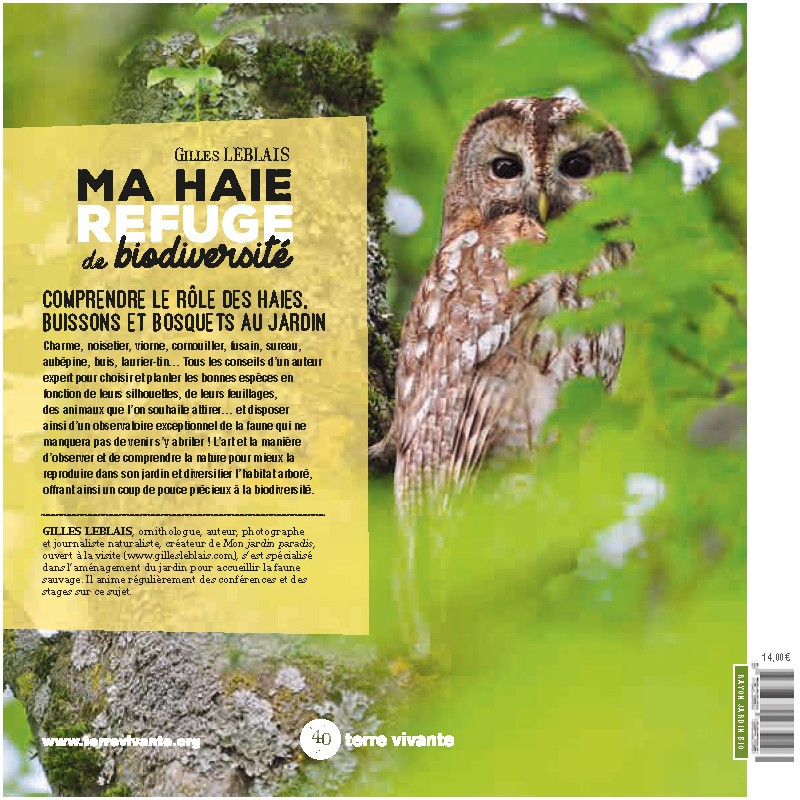 Ma haie refuge de biodiversité - Choisir, planter, observer Ma haie refuge de biodiversité - Choisir, planter, observer