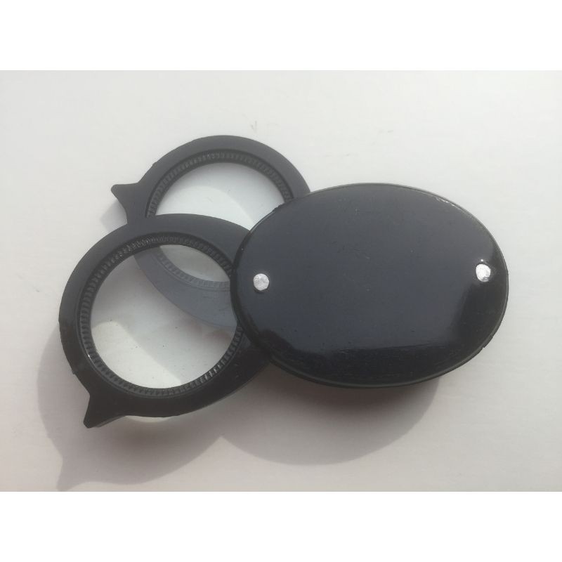 Loupe double Net 25mm - 4/8x - Folding Magnifier
