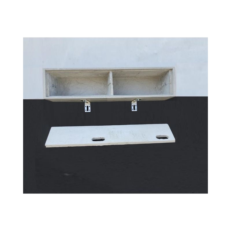 Nichoir double pour Martinets en béton de bois - A fixation extérieure