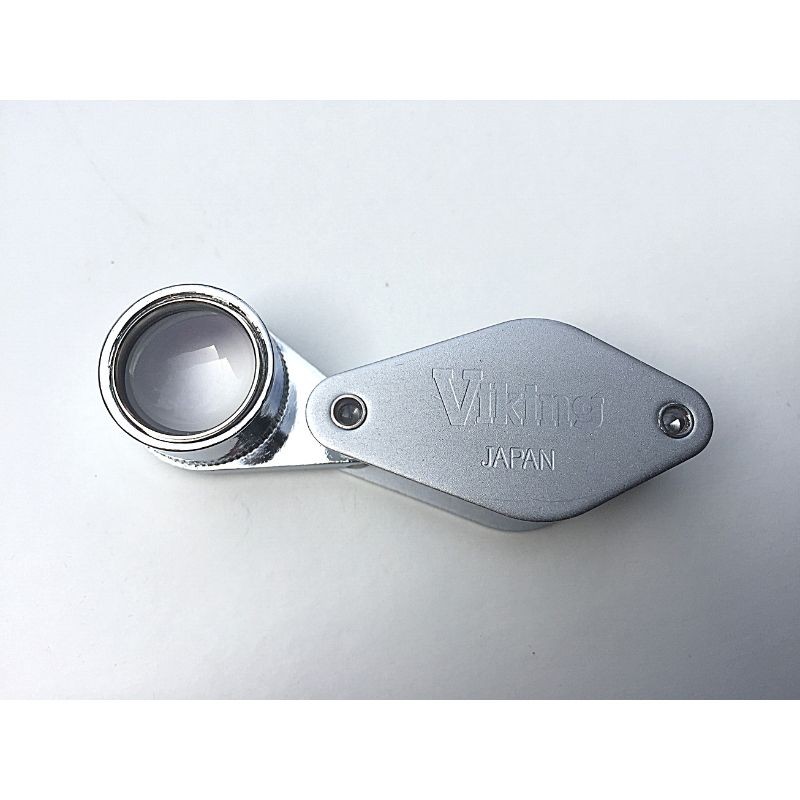 Loupe Viking Achromatic 15mm 20x - Folding Pocket Magnifier - Chrome