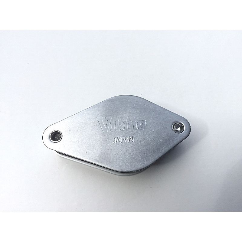 Loupe Viking Aplanatic 20mm 10x - Folding Pocket Magnifier - Chrome