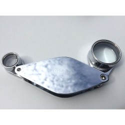 Loupe Viking double 8x/15x - Diamètres : 13/25mm - Folding Pocket Magnifier - Chrome