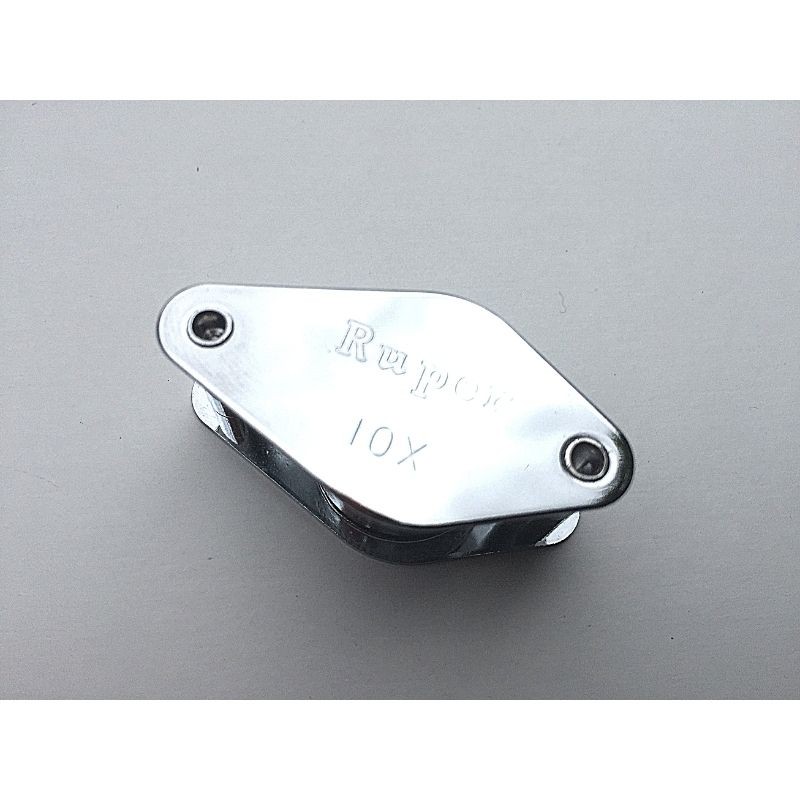 Loupe Hilkinson 10x - D.13mm - Chrome Folding Pocket Magnifier
