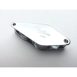 Loupe Hilkinson 10x/20x - D.6/18mm - Chrome Folding Pocket Magnifier