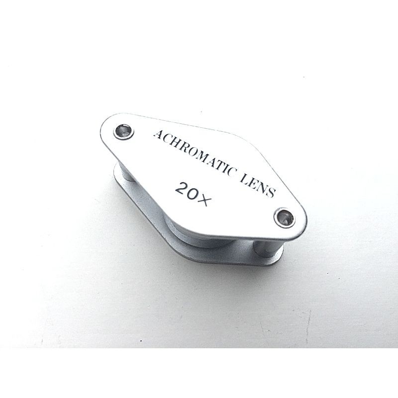Loupe Hilkinson Achromatic 20x - D.15mm - Chrome Folding Pocket Magnifier