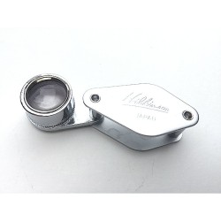 Loupe Hilkinson Achromatic 20x - D.15mm - Chrome Folding Pocket Magnifier