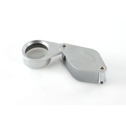 Loupe Hilkinson 6x - Diamètre 25mm - Chrome Folding Pocket Magnifier
