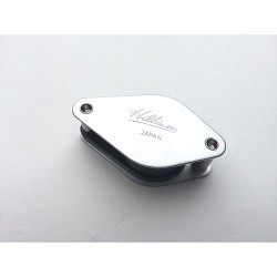 Loupe Hilkinson 10x - Diamètre : 19mm - Folding Pocket Magnifier - Chrome