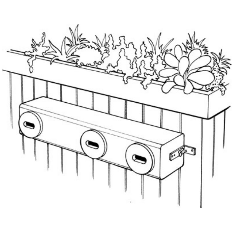 Nichoir à martinets (3 nids) - Béton de bois - Schwegler (17A - 613/4) Nichoir à martinets (3 nids) - Béton de bois - Schwegler (17A - 613/4)