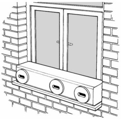 Nichoir à martinets (3 nids) - Béton de bois - Schwegler (17A - 613/4) Nichoir à martinets (3 nids) - Béton de bois - Schwegler (17A - 613/4)