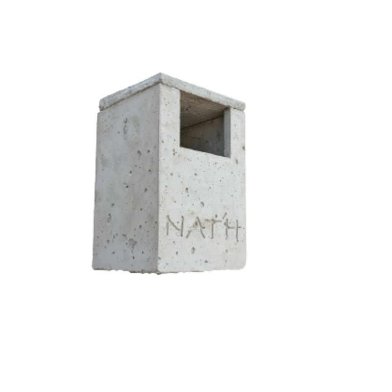 Nichoir pour Rouge-Queue à intégrersemi-ouvert - Béton de bois - Nat'h Nichoir pour Rouge-Queue à intégrersemi-ouvert - Béton de bois - Nat'h