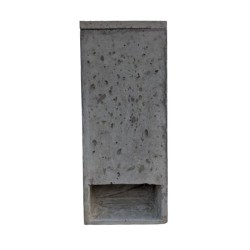 Gîte à chauves-souris tube à intégrer - Béton de bois - Nat'h