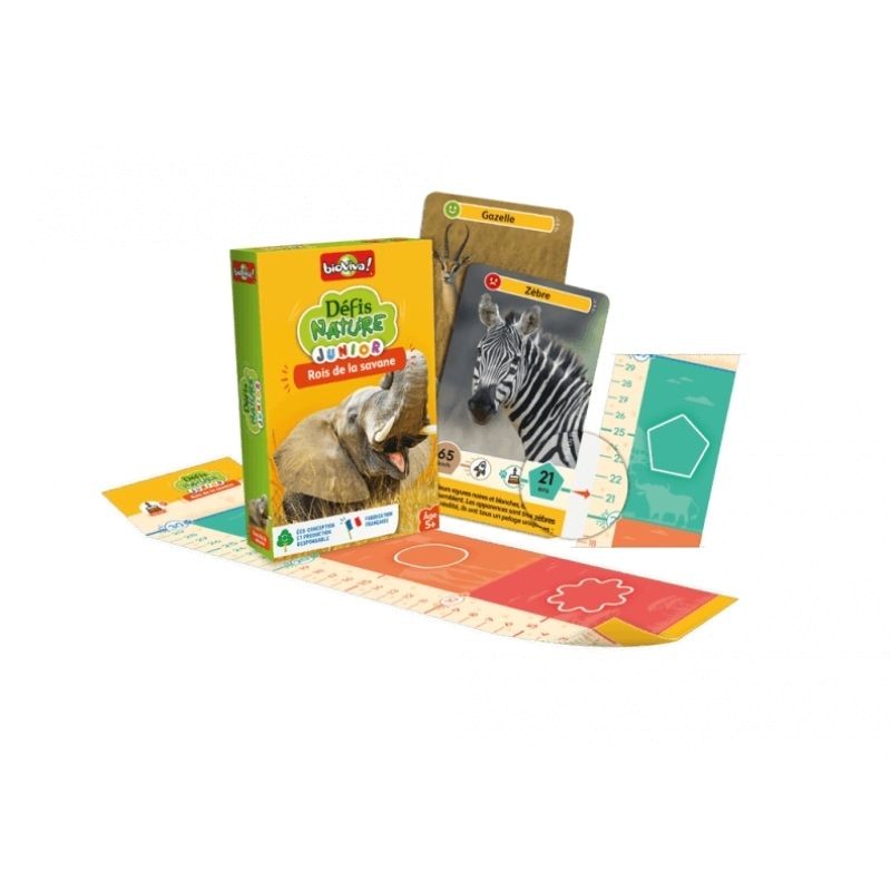 Jeu Défis Nature Junior - Rois de la Savane - Bioviva