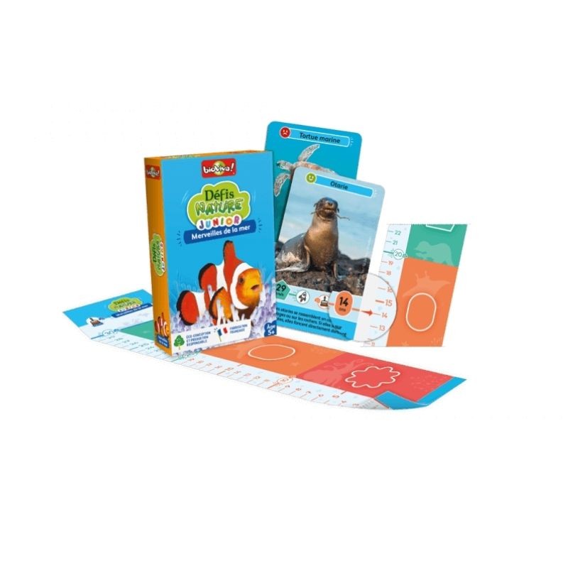 Jeu Défis Nature Junior - Merveilles de la mer - Bioviva