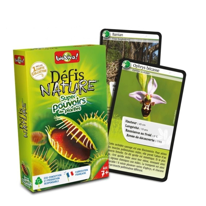 Jeu Défis Nature - Super pouvoirs des plantes - Bioviva Jeu Défis Nature - Super pouvoirs des plantes - Bioviva