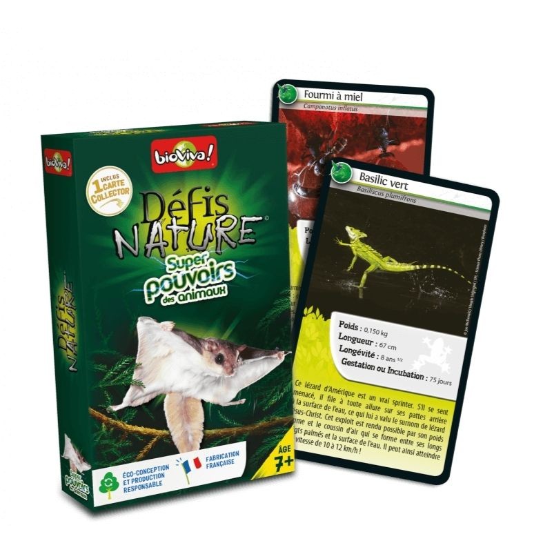 Jeu Défis Nature - Super pouvoirs des animaux - Bioviva