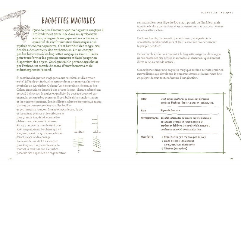 L'école de la Forêt - Jeux et apprentissages dans les bois pour aventuriers en herbe