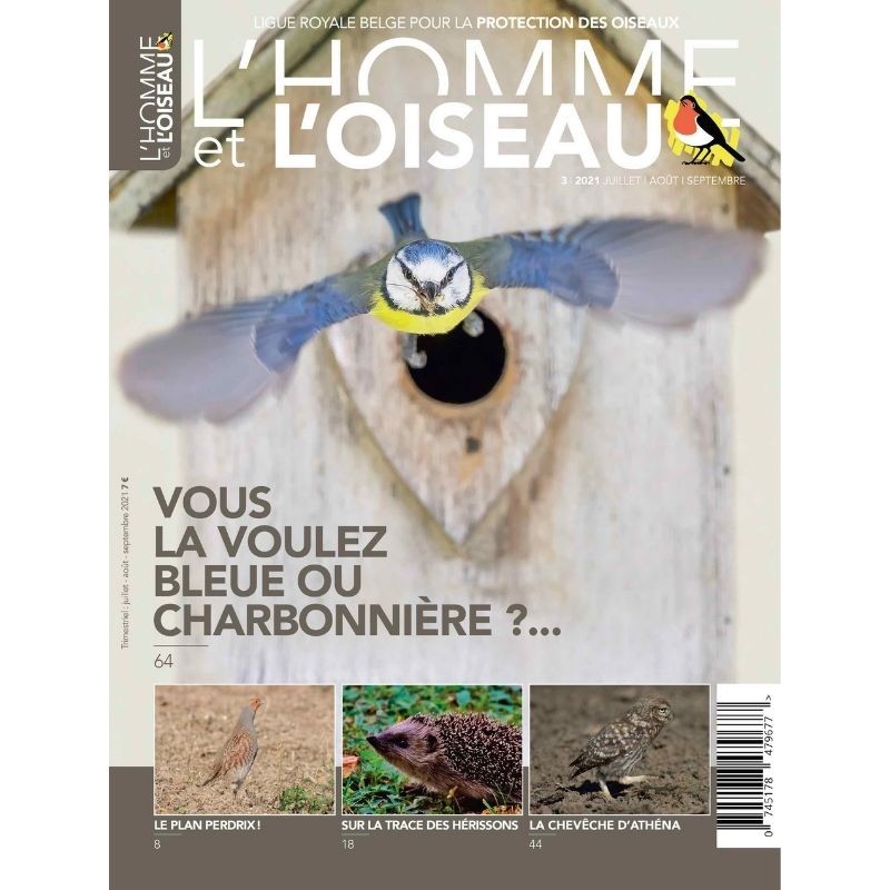 Revue L'Homme et l'Oiseau - Vous la voulez bleue ou charbonnière ? - 3/2021