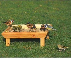 Plateau de nourrissage au sol carré