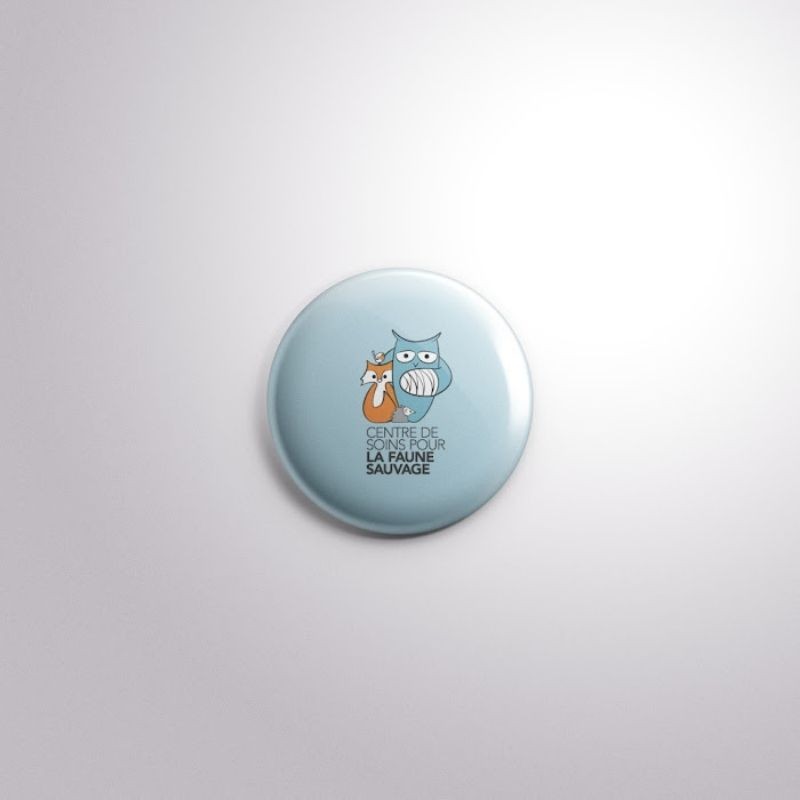 Badge ou Magnet logo CDS - Centre de soins pour la faune sauvage