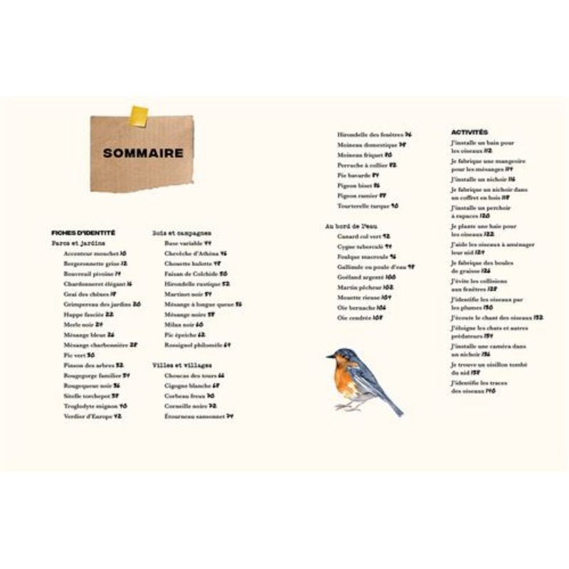 Oiseaux - Carnet Nature Oiseaux - Carnet Nature