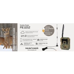 Num'axes PIE1052 - Piège photographique 24 MP avec 4G