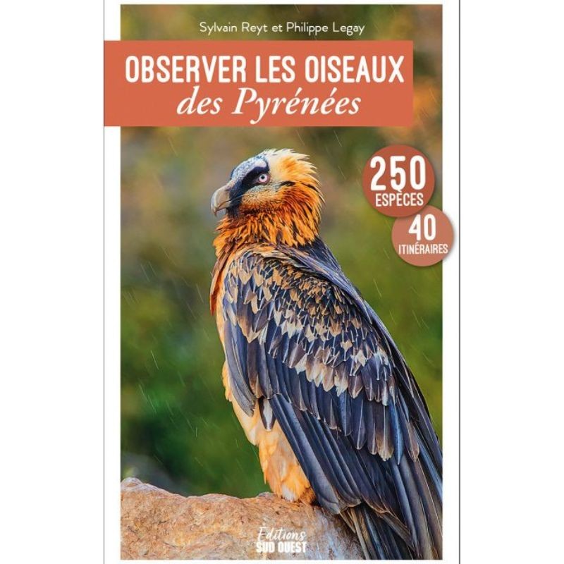 Observer les oiseaux des Pyrénées - 250 espèces, 40 itinéraires