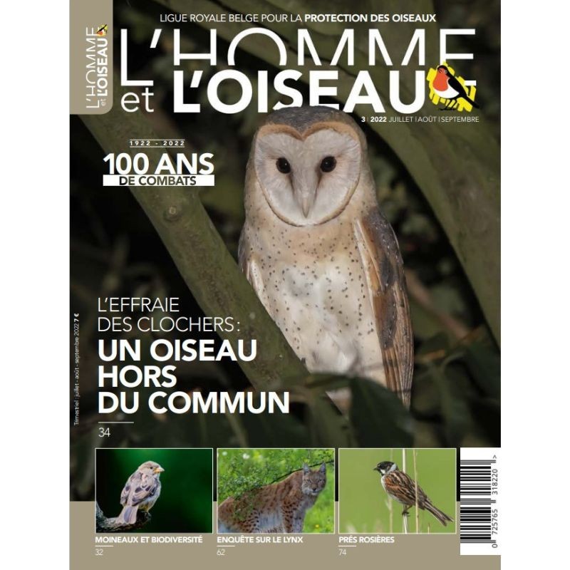 Revue L'Homme et l'Oiseau - L'Effraie des clochers : un oiseau hors du commun - 3/2022