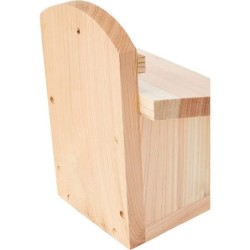 Mangeoire pour écureuils en bois naturel