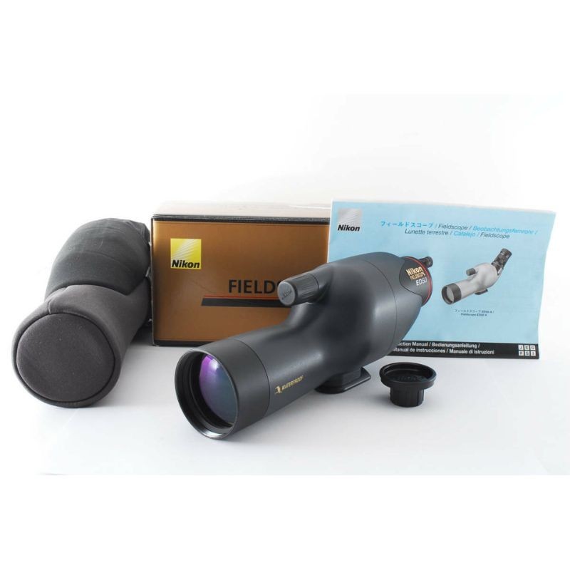 Longue-vue Nikon Fieldscope ED50 A - Gris anthracite/ Vert nacré