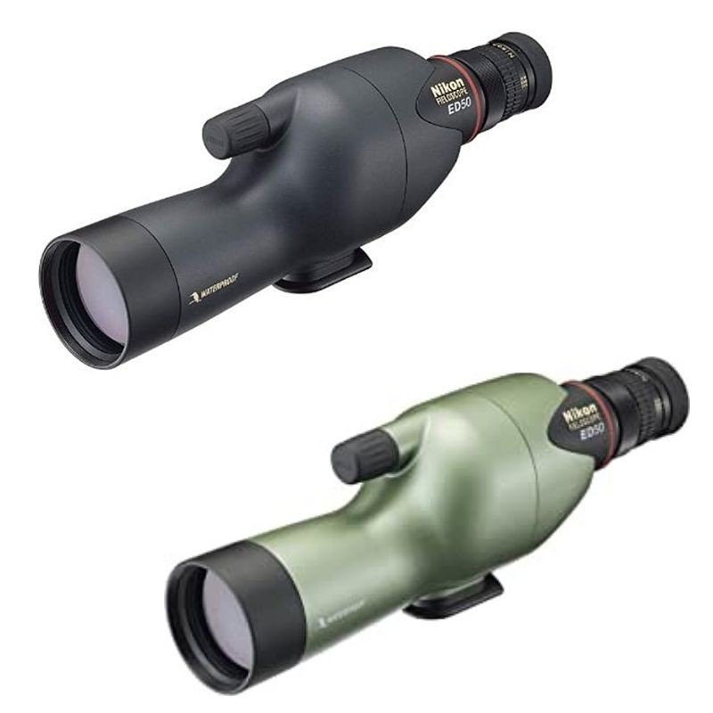 Longue-vue Nikon Fieldscope ED50 - Gris anthracite/ Vert nacré