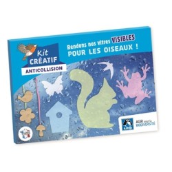 Kit créatif anticollisions Oiseaux - Papillon - Champignon