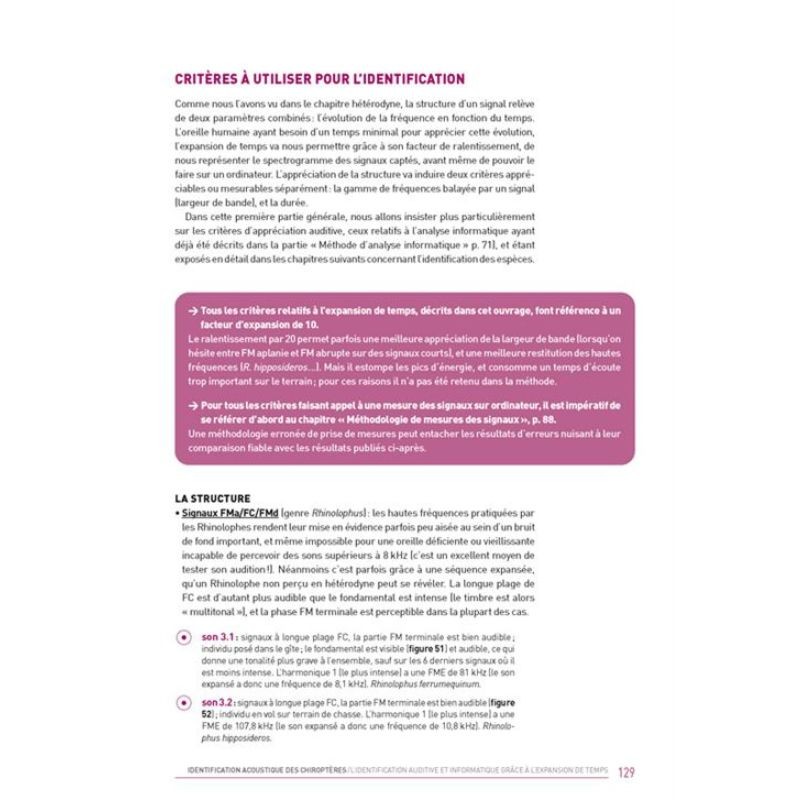 Ecologie acoustique des chiroptères d'Europe - Identification des espèces, étude de leurs habitats et comportements de chasse