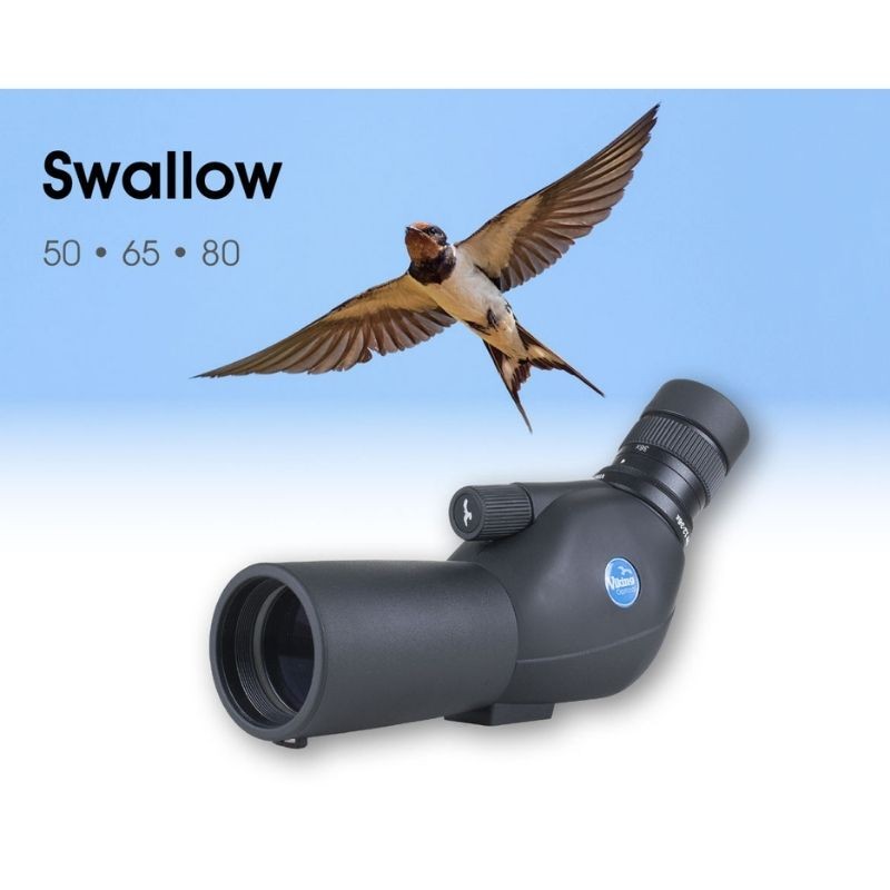 Longue-vue Viking Swallow 65mm + zoom 16-48x + Housse - Pack complet