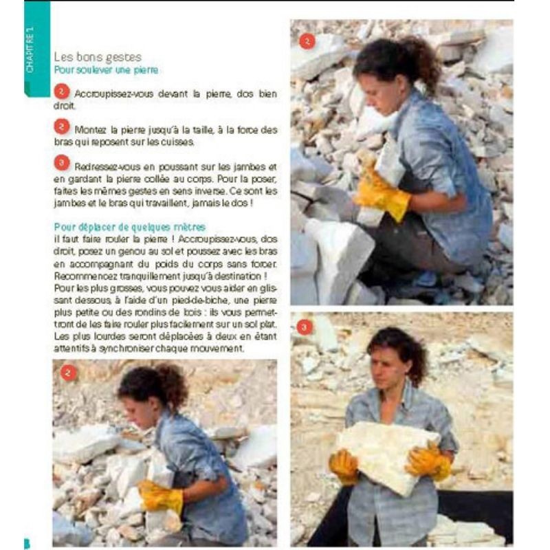 Je construis un muret de pierres