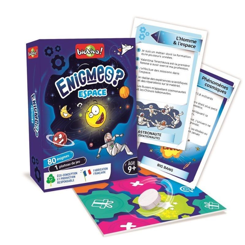 Jeu Enigmes - Espace - Bioviva