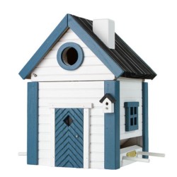 Nichoir et mangeoire Multiholk - Bois de Mélèze - Vert/Bleu/Bleu et blanc/Gris Nichoir et mangeoire Multiholk - Bois de Mélèze - Vert/Bleu/Bleu et blanc/Gris