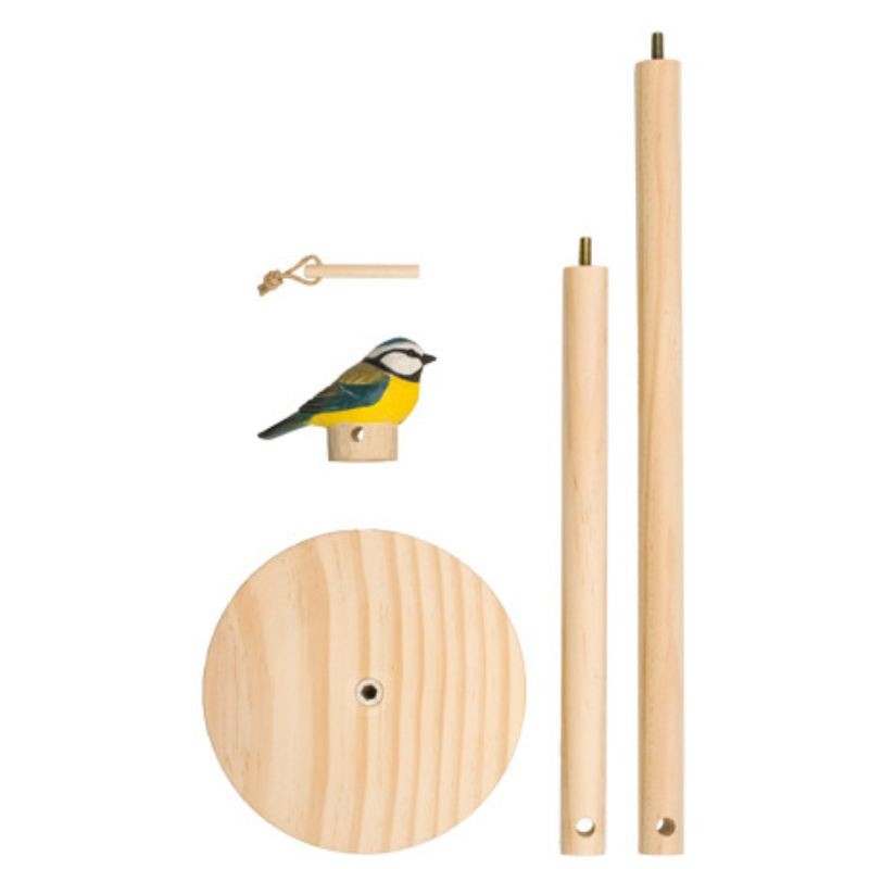 Porte-rouleau de cuisine à mésange bleue